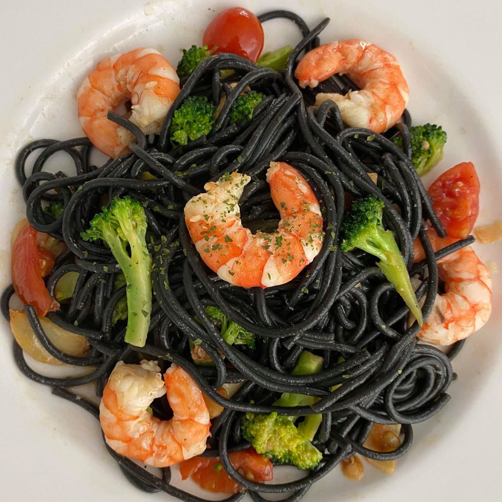 吃貨筆記～抓住他的胃，保證不變心～墨魚海鮮義大利麵