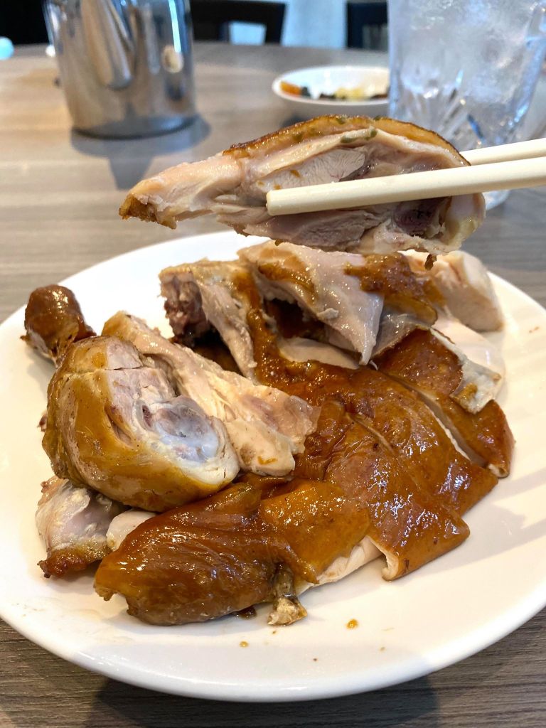 極不建議之松子燻雞！